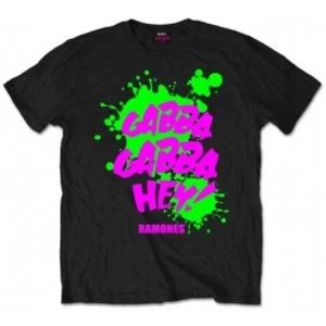 Image of Ramones Gabba Gabba Hey Mens Black T Shirt: Large