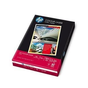 image of HP Colour Laser A4 160gsm Printer Paper Ream Wrapped White Pack of 250 Sheets