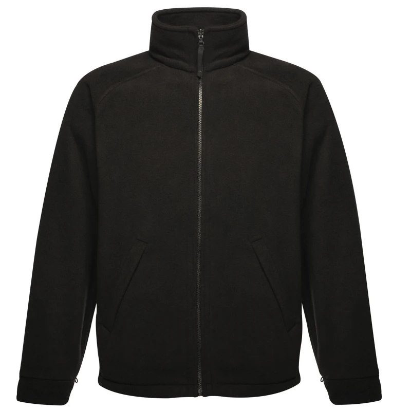 Image of Regatta Professional Mens Great Outdoors Sigma Symmetry Heavyweight Anti-Pill Fleece Zip Up Jacket (380 GSM) in Black Size: Small Black Male S