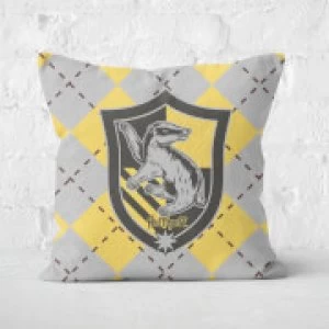 Image of Harry Potter Hufflepuff Square Cushion - 50x50cm - Soft Touch