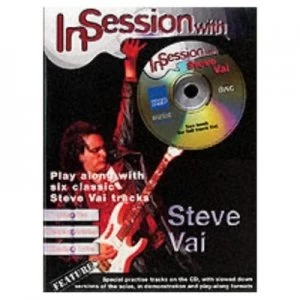 Image of In Session with Steve Vai by Steve Vai and Martin Shellard Paperback