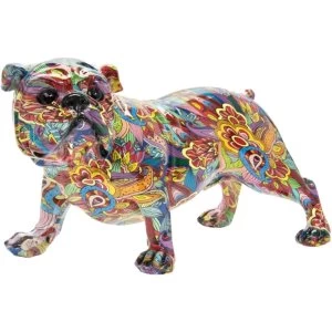 Image of Groovy Art Bulldog Large Ornament