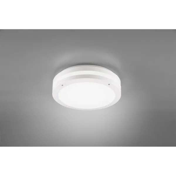Image of Kendal Modern Outdoor Flush White Matt 3000K IP54