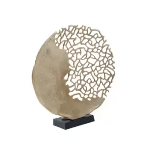 Image of Daito Black Gold Round Sculpture