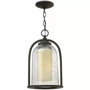 Image of IP23 1 Bulb Chain Lantern Oil Rubbed Bronze LED E27 100W