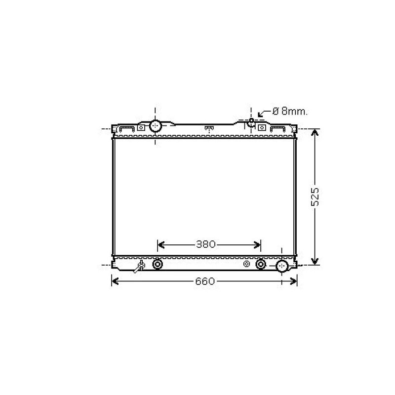 Image of Engine radiator DIEDERICHS DCM3803