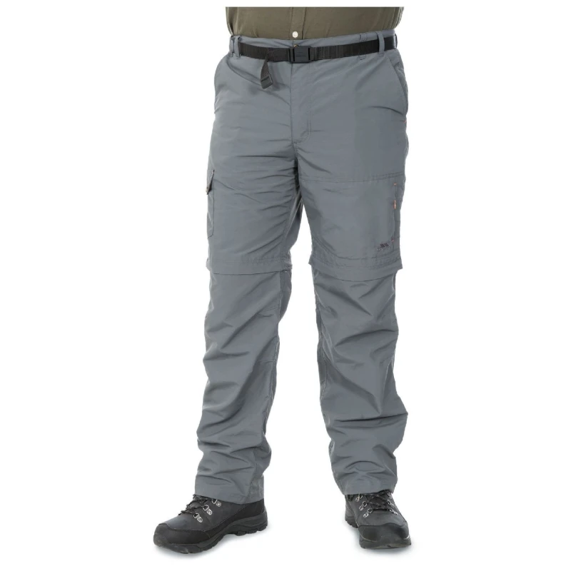 Image of Trespass Trespass Men Rynne Moskitophobia Hiking Trousers in Dark Grey Size: Small Dark Grey S Male 5057819335538