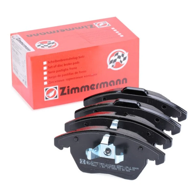 Image of ZIMMERMANN 23589.190.1 Brake pad set Front Axle, Photo corresponds to scope of supply Brake Pad Set,disc brake (402)