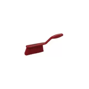 image of 317MM Prof' Stiff Poly' Hand Brush - Red