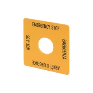 Image of M22-XYK1 LEGEND E-STOP 50X50MM