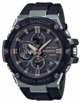 Image of Casio G-Steel Luxury Military Black Resin Strap Black Watch