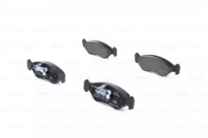 Image of Bosch 0986424416 BP206 Brake Pad Set Disc Brake Front Axle