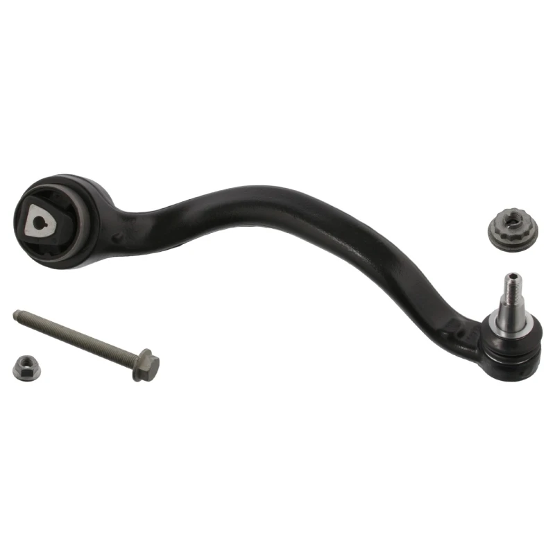 Image of FEBI BILSTEIN 40604 Suspension arm Control Arm, Cast Steel, Front, with ball joint, with fastening/mounting material Cast Steel Track Control Arm (273