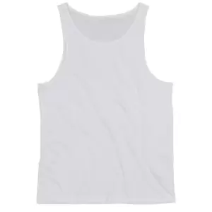 Image of One By Mantis Unisex Drop Armhole Vest Top (L) (White)