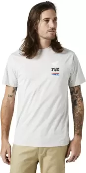 Image of FOX Honda Wing SS Premium T-Shirt, grey Size M grey, Size M