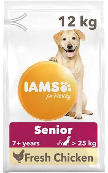 Iams Vitality Senior Large Chicken Dog Food 12kg