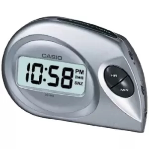 Image of Casio Digital Beep Alarm Clock - Silver - DISCONTINUED