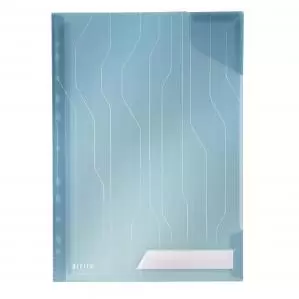 image of Leitz Combifile A4 Folder Blue Pack 5 47260035