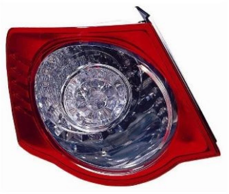 Image of VAN WEZEL 5886921 Rear light Outer section, with bulb holder, Left Combination Rearlight (391)