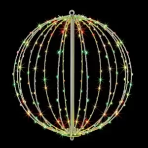 Image of Premier Decorations 240 LED Metal Frame Ball