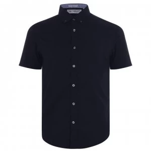 image of Original Penguin Original Short Sleeve Oxford Shirt - 413 Dk Sapphire