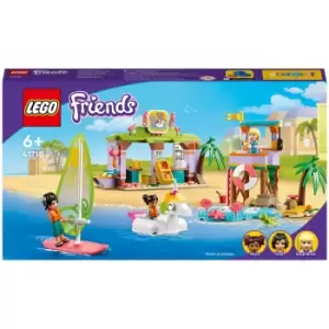 image of LEGO Friends: Surfer Beach Fun Holiday Set & Mini Dolls (41710)