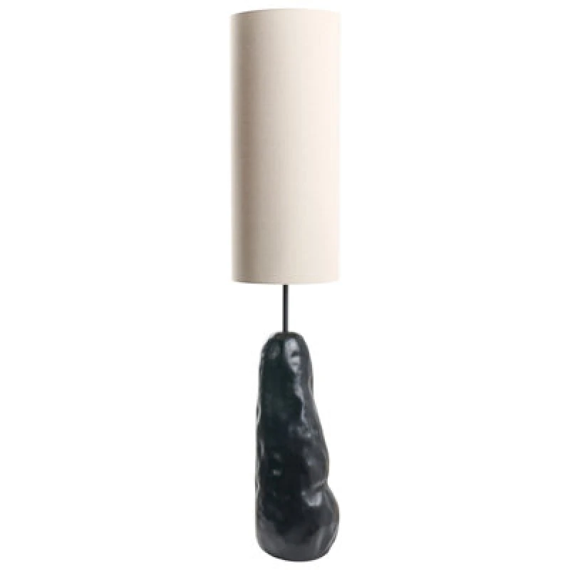 Image of Beliani Floor Lamp Selb Ceramic Black