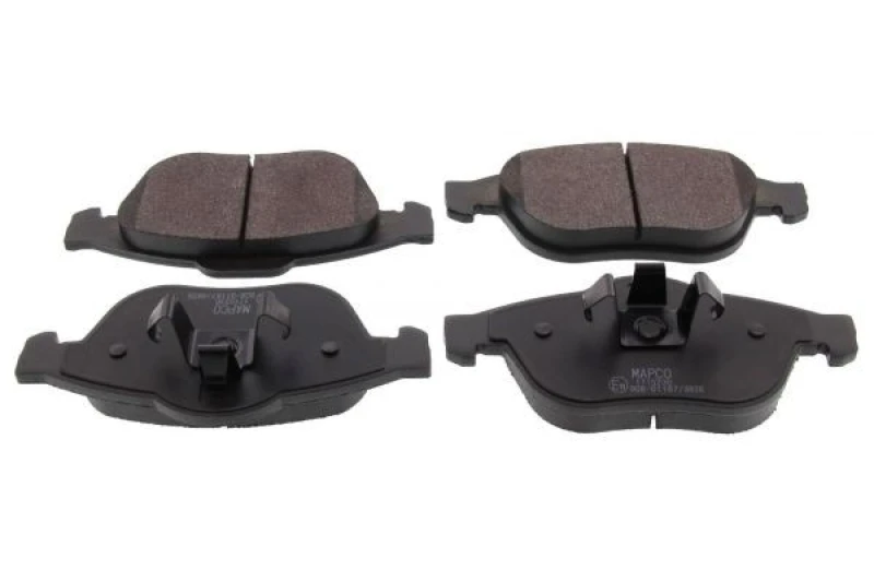 Image of MAPCO 6574 Brake pad set Front Axle, excl. wear warning contact, with anti-squeak plate Brake Pad Set,disc brake (402)