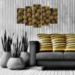 Image of 5MX-54 Multicolor Decorative MDF Painting (5 Pieces)