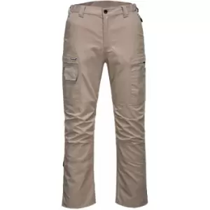 image of Portwest T802 - Sand 30 KX3 Ripstop Work Trouser Cargo Pants - Sand