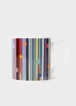 Image of Paul Smith 'Stripes And Spots' Bone China Mug