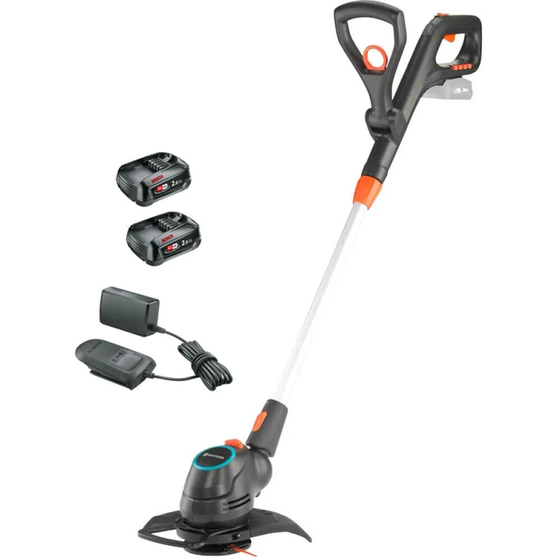 Image of Gardena COMFORTCUT 23 P4A 18v Cordless Grass Trimmer and Edger 230mm COMFORTCUT 23 14701-55 Batteries: 2 x 2ah Li-ion