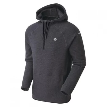 image of Dare2B Forgo Overhead Hooded Fleece - Ebony Grey