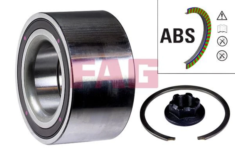 Image of Wheel bearing kit FAG 713 6704 10
