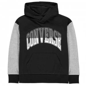 image of Converse Block Hoodie Junior Boys - Black