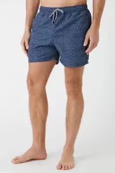 image of Mens Navy Geo Swim Short