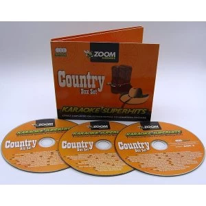 image of Zoom Karaoke - Karaoke Superhits: Country Box Set CD+G