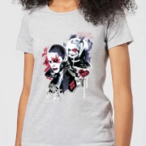 Image of DC Comics Suicide Squad Harleys Puddin Womens T-Shirt - Grey - 3XL