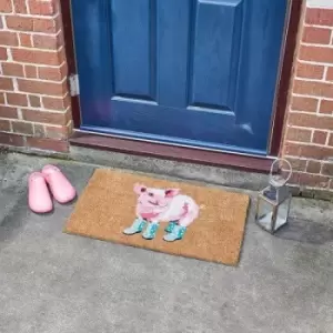 Image of Smart Garden Pig in Wellies Decoir Mat 45 x 75 cm