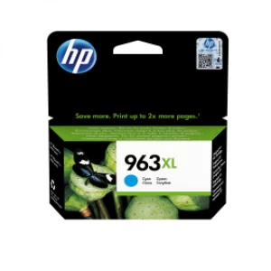 Image of HP 963XL Cyan Ink Cartridge