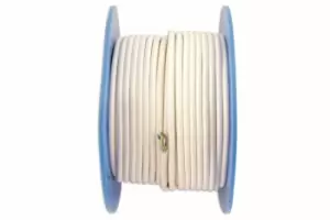 Image of White 3 Core Mains Cable 10 Amp 50m Connect 30674