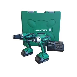 Image of HiKOKI KC18DGLJGZ Twin Pack 18V 2 x 3.0Ah Li-ion