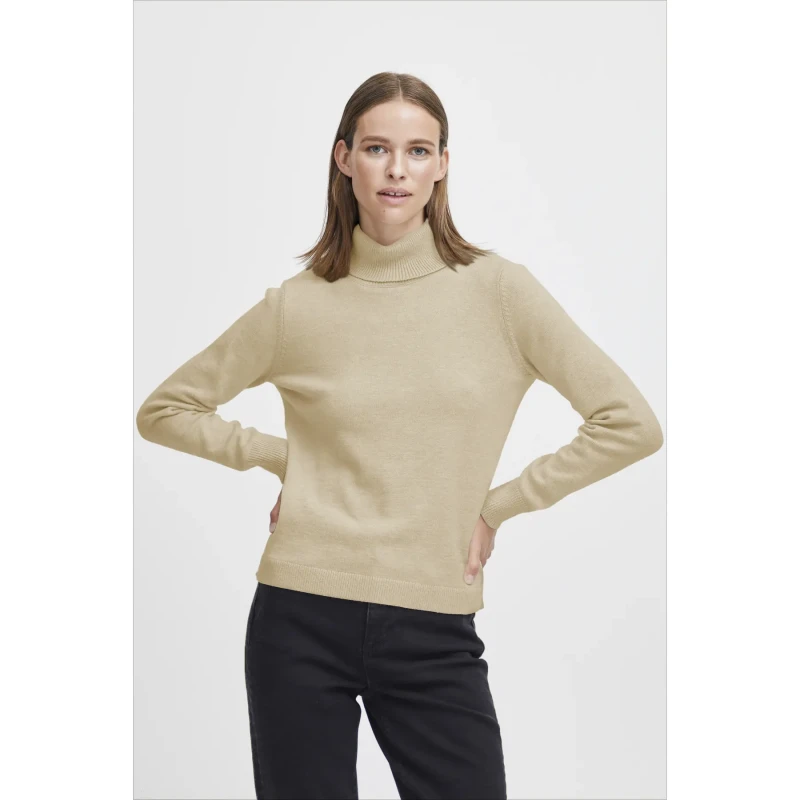 Image of b.Young Womens round-neck dress b.young Manina Beige Female S