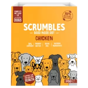 image of Scrumbles Chicken Pate Wet Dog Food 395g