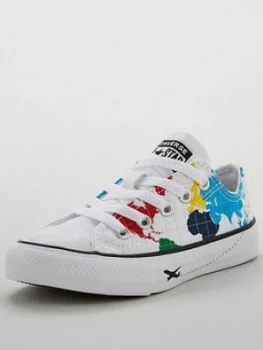 Image of Converse Chuck Taylor All Star Ox Junior Trainer - White Red Black