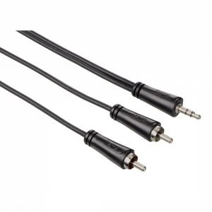 Image of Hama Audio Cable 3.5mm jack plug - 2 RCA plugs Stereo 5m
