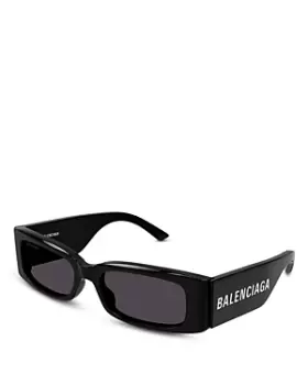 Image of Balenciaga Kering Womens Max Rectangular Sunglasses, 56mm