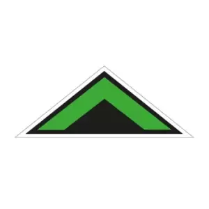 Image of Green Arrow Chevron Symbol' Floor Graphic (800mm x 320mm)
