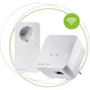Image of Devolo Magic 1 WiFi mini Starter Kit Powerline WiFi networking kit 1200 MBit/s