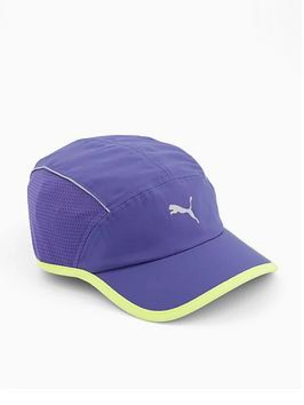 Image of Puma Runner Short Visor 5 Panel Blue Cap